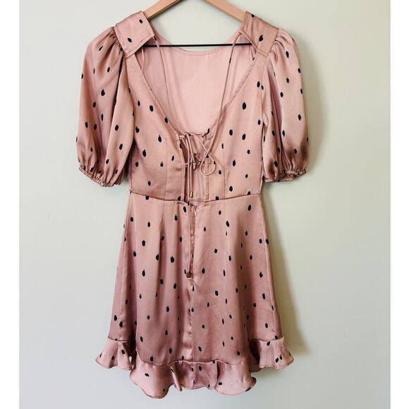 Here Comes The Sun Indiana Puff Sleeve Lace Up Back Dress - Picture 6 of 10